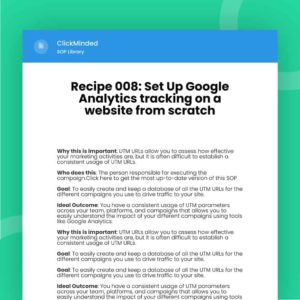 set up google analytics tracking on a website from scratch